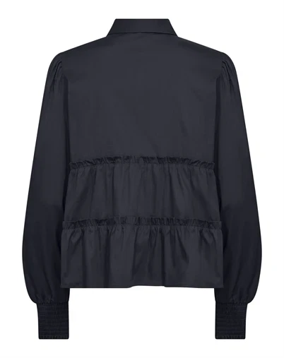 Leveté Room - LR-Isla Solid 95 Skjorte - Dark Navy